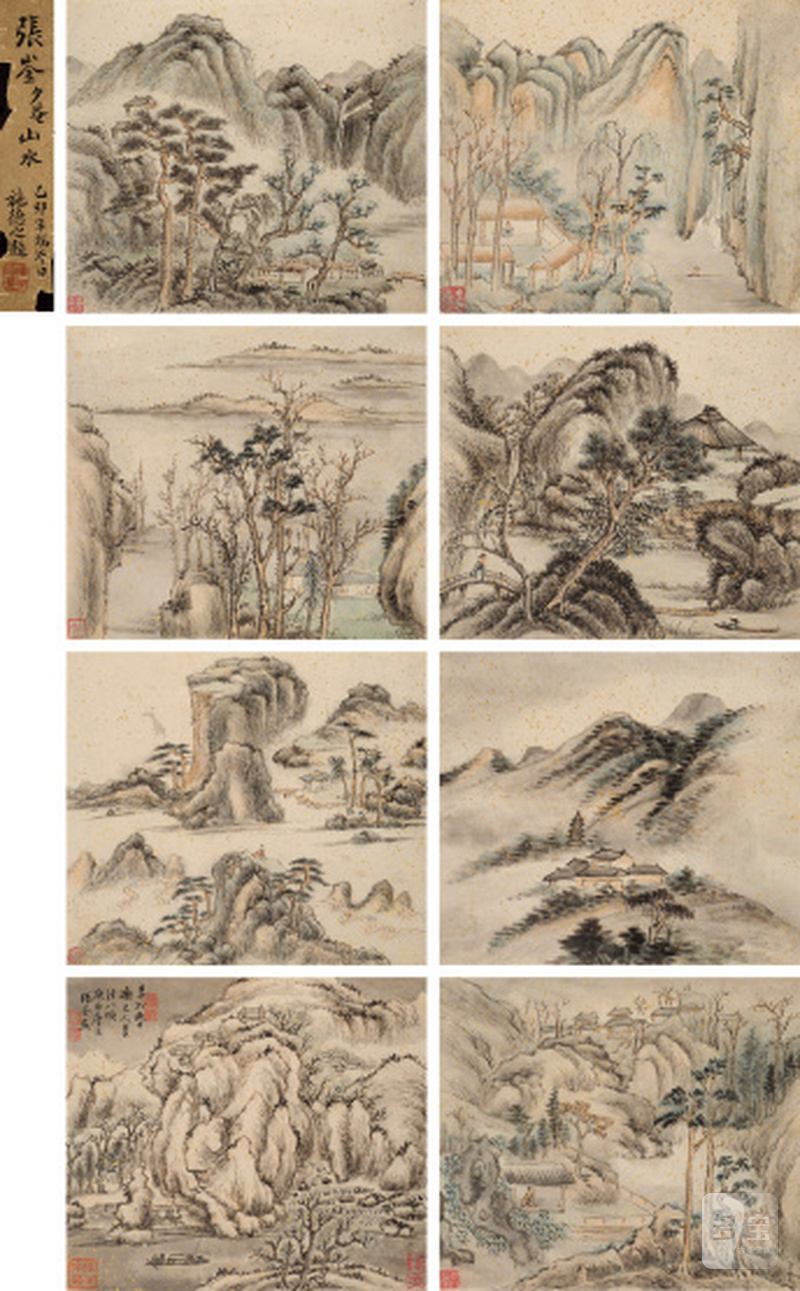 张 崟（1761-1829） 拟元人山水册
